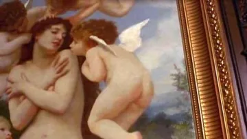 The table in The spring by William-Adolphe Bouguereau in The Time of innocence