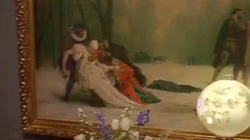 The table as a result of a masked ball by Jean-Léon Gérôme in The time of innocence