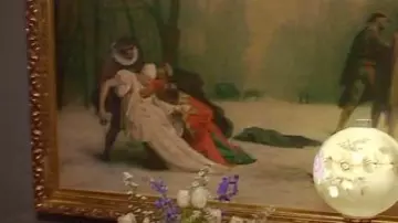 The table as a result of a masked ball by Jean-Léon Gérôme in The time of innocence