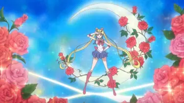 The replica plush of Sailor Moon in the cartoon Sailor Moon