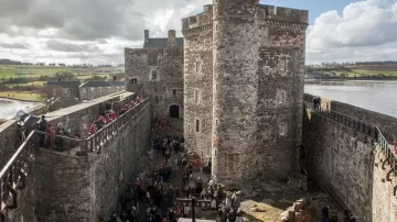 The Blackness Castle in Scotland, the site of Fort William in the series, Outlander S01E06