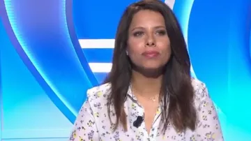 The shirt fluid to flowers Comptoir des Cotonniers Myriam Seurat in the emission Motus may 5, 2018