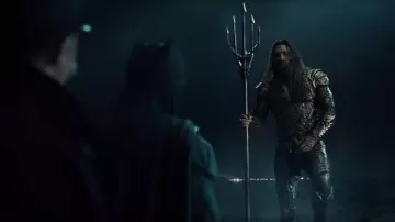Le costume d'Arthur Curry aka Aquaman (Jason Momoa) dans le film Justice League
