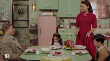 El refrigerador rosa vintage visto en Channel Zero: Butcher's Block