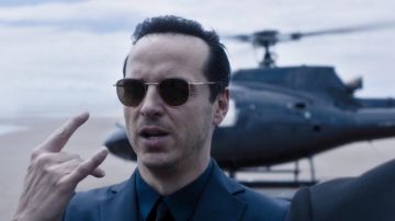 Sunglasses Liberty London worn by professor Moriarty (Andrew Scott) in Sherlock S04E03