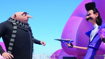 The costume of Gru in the animated film Me, ugly and nasty 3