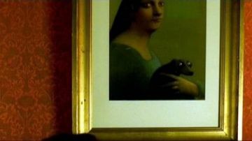 La pintura Herbert de Michael Sowa en Amélie Poulain (Audrey Tautou) en Le fabuleux destin d'Amélie Poulain