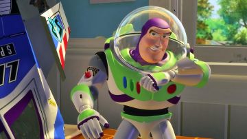 Costume Buzz flash in the animated film Toy story