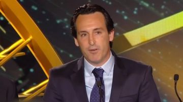 The slick of Unai Emery (PSG) was elected as the best coach during the ceremony Trophies UNFP