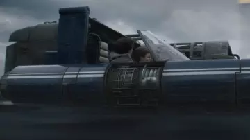 La réplique du Landspeeder de Han Solo (Alden Ehrenreich) dans Solo : A Star Wars Story