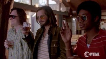 Ray-Ban Aviator sunglasses worn by Adam Proteau (RJ Cyler) as seen in I'm Dying up here S02E01