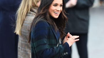 El abrigo Tartan Burberry de Meghan Markle en visita oficial