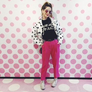Zoella's Pink Fit Pants (Zoe Sugg)