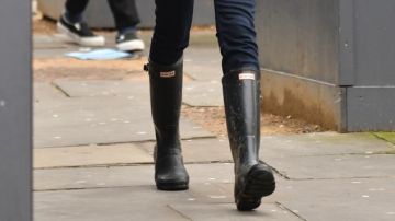 The rain boots of the brand Hunter worn by Meghan Markle in February 2017