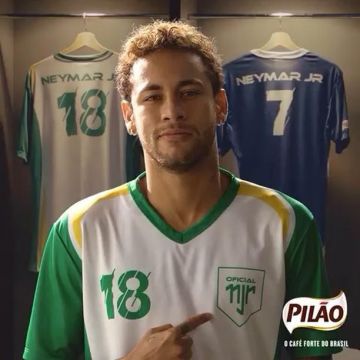 Pilao x Neymar Jr Jersey worn by Neymar on Instagram