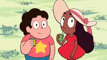 The red t-shirt, star of Steven Universe in Steven Universe S02E23