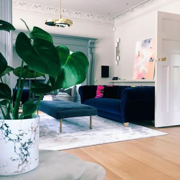 La vase blanc marbré de Zoella (Zoe Sugg)