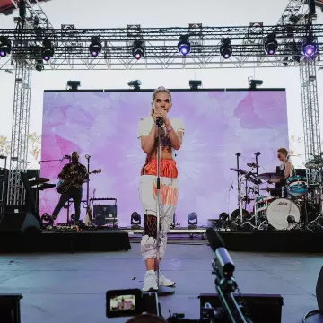 Adidas Arkyn Shoes worn by Hayley Kiyoko on her instagram post