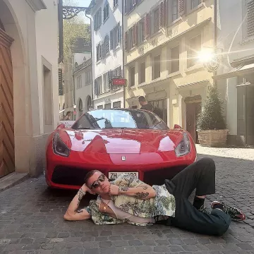 Nike Air Max 95 Animal Pack usado por Macklemore en su publicación de Instagram