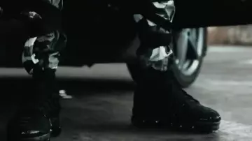 A pair of Nike Air VaporMax More scarlxrd in her video clip "BRAINDEAD"