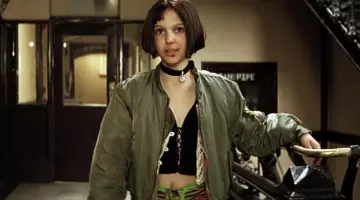 Khaki Bomber Jacket worn by Mathilda Lando (Natalie Portman) as seen in Leon: The Professional