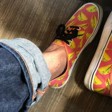 Tacos Vans Sneakers worn by Jimmy Fallon on Instagram