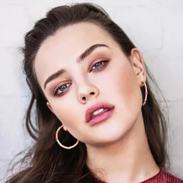 Chopard en Or Rose de Rubis et de Diamants Hoop Boucles d'oreilles portées par Katherine Langford Glamour Mexique sur Instagram