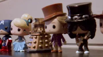 La figurine Funko Pop de Willy Wonka dans la vidéo YouTube Chansons françaises : le moment où ça a merdé (critique) de LinksTheSun