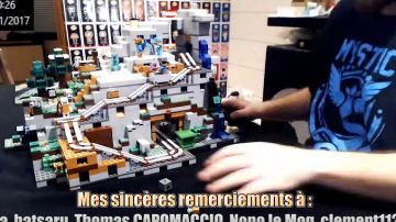 The mine Lego version Minecraft in the YouTube video The Mine Minecraft Lego (presentation of the Advent Calendar) LinksTheSun