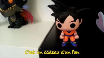 La figurine Funko Pop DBZ dans la vidéo YouTube Point Culture : Les théories de fan au cinéma (2ème partie) de LinksTheSun