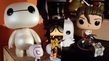 La figura de Funko Pop Chell en el video de YouTube de LinksTheSun Le Point - Marzo 2018