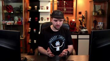 La estatuilla Funko Pop Zero (la extraña Navidad de Mr Jack) vista en el NMT en las canciones francesas de LinksTheSun