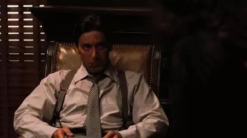 La corbata a rayas de Michael Corleone (Al Pacino) en El Padrino