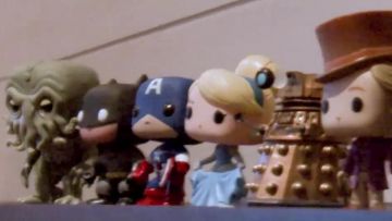 The Funko Pop Cinderella seen in the video of LinksTheSun "French Songs : the moment where it has screwed up"