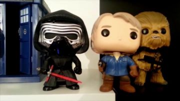 The figurine Funko Pop! Chewbacca in the video Point Culture : The theories of a fan in a movie (2nd part) of LinksTheSun