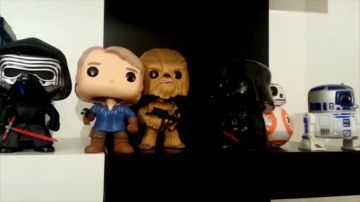 the figurine Funko Pop! BB 8 Star Wars (The Awakening of the Force) LinksTheSun in his video "Point Culture : theories of fan to the cinema"