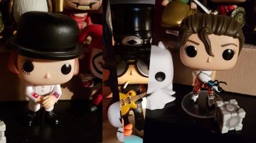 El Funko Pop! Un reloj naranja Alex DeLarge en el video de YouTube Le Point - Marzo 2018 de LinksTheSun
