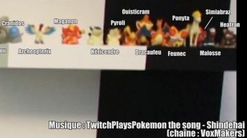 La estatuilla de Pokémon Maganon vista en el video No pero viste lo que estás escuchando 09 - Linksthesun blooper