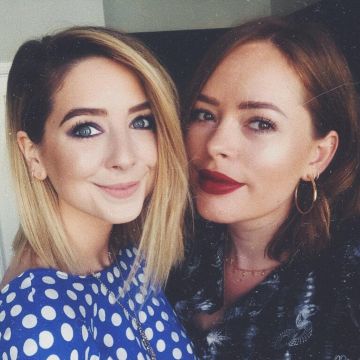 La robe bleue à pois blancs de Zoella (Zoe Sugg) sur son compte Instagram