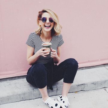 Les lunettes de soleil rondes RayBan de Zoella (Zoe Sugg) sur son compte Instagram