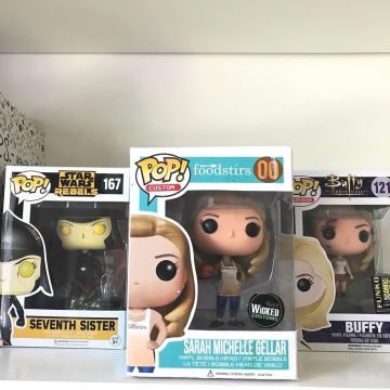 La figura de Funko POP Buffy vista en la cuenta de instagram de Sarah Michelle Gellar