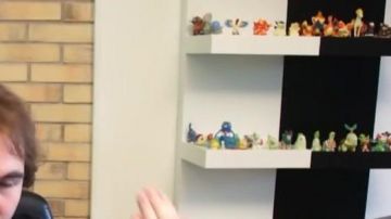 The figurine Pokémon Tortipouss in the YouTube video Linksthesun - Last dance - Indila