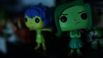 ¡La estatuilla funko POP! Disgusto (Viceversa) en video de YouTube No, pero viste lo que estás escuchando - Jul de LinksTheSun
