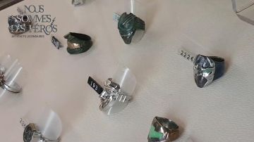 El anillo de Halo Master Chief "I am the chief" Galaxium & Bronze visto en el video "Vlog - LinksTheSun at Geek Faëries 2017"