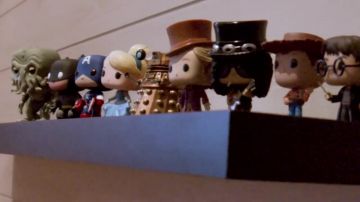 La figurine Funko Pop de Dalek (Doctor Who) dans la video "Chansons françaises : le moment où ça a merdé" de Linksthesun