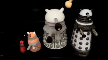 Plush sound Doctor Who: White Dalek 38 cm