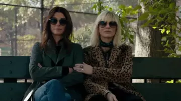 Le manteau motif léopard de Cate Blanchett (Lou) dans Ocean's 8