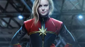 The costume is full of Carol Danvers (Brie Larson) in Captain Marvel
