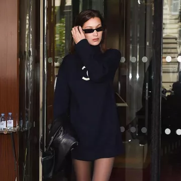 Roberi and Fraud Geraldine sunglasses worn by Bella Hadid