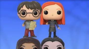 Figura funko pop: Harry Potter con la tarjeta del merodeador